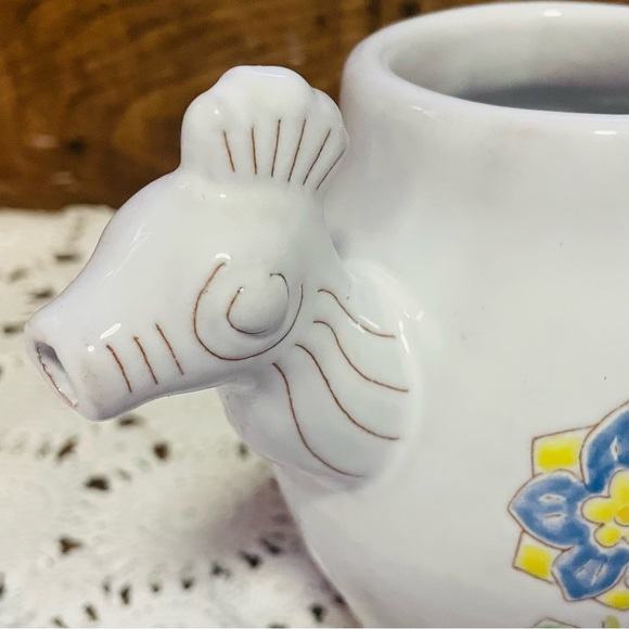 Whimsical Bird Ceramica Loddo Dorgali Pitcher Made In Italy Italian Pottery - Picture 12 of 12